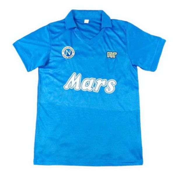 Heimtrikot Thailand Napoli Retro 1998 1999 Blau Günstige Fußballtrikots